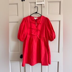 NWT Band of the Free coral/red dress L